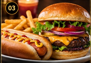 Burger & Hot Dog Bar catering